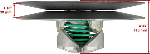 Caltric Transaxle Driven Secondary Clutch Compatible With John Deere HPX 4X2 4X4 Gas Diesel / AM138486 in Saudi Arabia