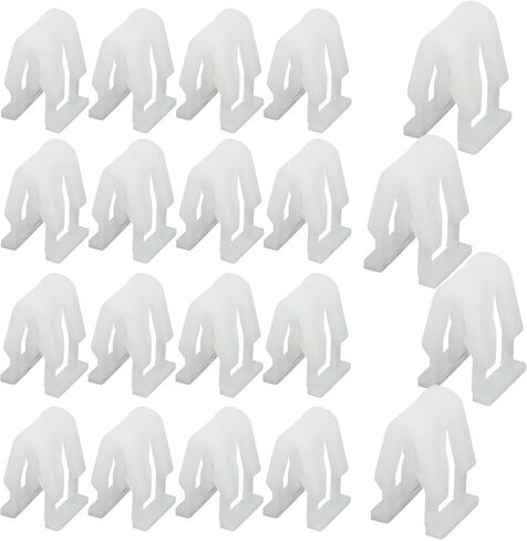 20 PCS Car Dashboard Clips ، مقاطع وحدة التحكم في مرونة النايلون ، مقاطع لوحة DVD DVD ، استبدال مقاطع قفل السيارات العالمية ، لمعظم السيارات (بيضاء) in Saudi Arabia