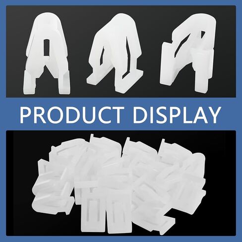 20 PCS Car Dashboard Clips ، مقاطع وحدة التحكم في مرونة النايلون ، مقاطع لوحة DVD DVD ، استبدال مقاطع قفل السيارات العالمية ، لمعظم السيارات (بيضاء) in Saudi Arabia