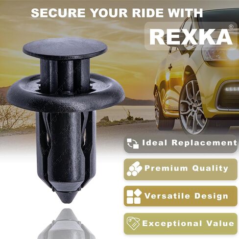 Rexka 30pcs Splash Shield Grille Grille Cover Cover Retainer Clip Clip Rivet Rivet لـ Mazda GD7A-50-EA1 GD7A50EA1 MAZDA 3 MAZDA 6 MAZDA 2 5 CX-3 CX-30 CX-5 CX-50 CX-7 CX-9 MPV MX-5 in Saudi Arabia