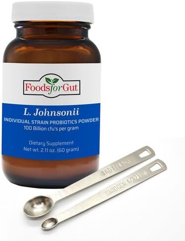 Lactobacillus Johnsonii Probiotic Powder 100 مليار CFU's | لا إضافات | الجهاز الهضمي والمناعة | فاعلية عالية | L. Johnsonii | 60 غراما (2.11 أوقية) in Saudi Arabia
