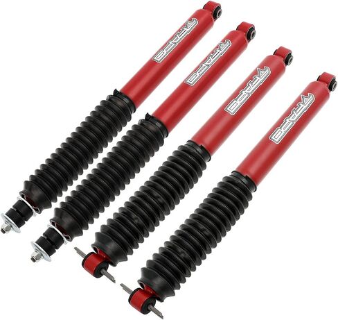 Front and Rear Shock Absorbers P1 series Compatible With Jeep Wrangler JK 2007-2018 3-4.5" Lift (Full set) in Kuwait