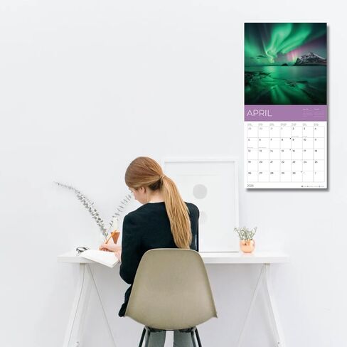 July 2025- December 2026 Scotland Wall Calendar 18 Month | 12" x 24" Open | Giftable Travel Calendar 2026 | Thick & Sturdy Paper for Organizing & Planning | Pacific Waters Press (Scotland) in Kuwait