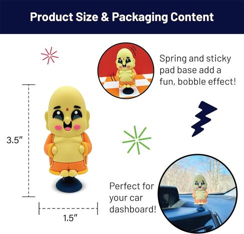 Dancing Cat Dashboard Dancer – Hilarious Bobblehead Cat in Tighty Whities with Tongue Out – Funny Car Dashboard Toy – Soft Plastic with Adhesive Pad for Cat Lovers in Kuwait