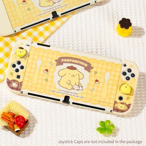Protective Shell for Nintendo Switch,Kawaii Cartoon Dockable Case for Regular Switch,Anti-Scratch and Shock-Absorption Design Cover Skin - Pudding Dog in Kuwait