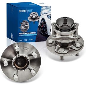 Detroit Axle - Rear 2pc Wheel Bearing Hubs for Toyota 2009-2019 Corolla 2009-2014 Matrix 2009-2010 Pontiac Vibe 2 Wheel Bearing & Hubs Assembly Replacement Bearing hubs in Saudi Arabia