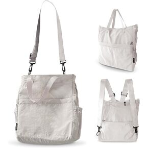 حقائب حمل Crossbody للنساء حقيبة القماش الخشن مع حقيبة الظهر الصالة الرياضية على الكمبيوتر المحمول حمل حقائب اليد للمشي لمسافات طويلة شاطئ العمل غير الرسمي للتسوق in Kuwait