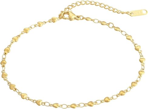 مجموعة خلخال مقاس 8.2"+2" سوار كاحل من الفولاذ المقاوم للصدأ قابل للتعديل للنساء هدية مجوهرات دولفين in Kuwait