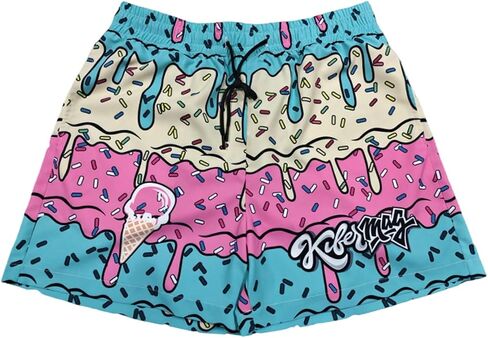 Floerns Men's Swim Trunks Drawstring Quick Dry Bathing Suit Hawaiian Swim Shorts in Saudi Arabia