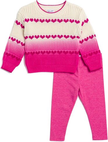 Splendid Baby Girls Ombre Hearts Sweater Top and Pant Set in Saudi Arabia