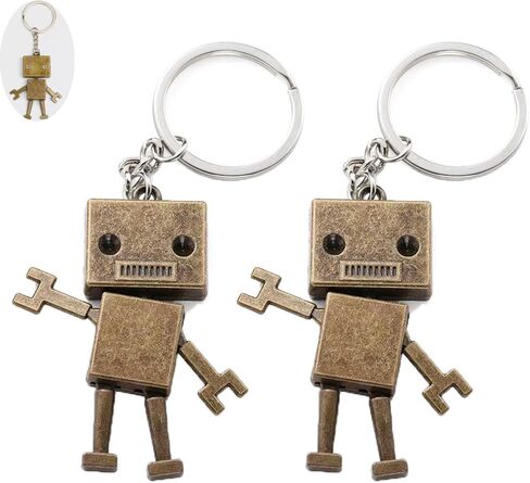 سلاسل مفاتيح قلادة الروبوت ، سلاسل المفاتيح اللطيفة ، حلقة رئيسية كبيرة ، هدايا خاصة للأطفال الرجال الذين يزينون مفاتيحهن in Kuwait