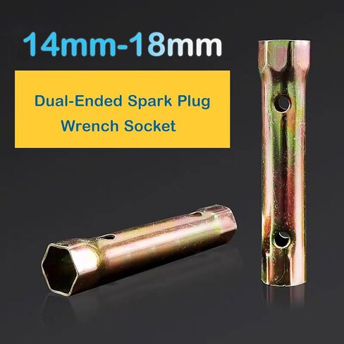 18-16MM Motorcycle Ignition Spark Plug Spanner Wrench Socket Tool -16-18mm(5/8-45/64'') Double Ended in Saudi Arabia