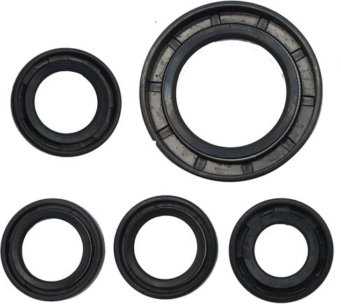 5pcs أختام زيت أكياس أدوات ختم الزيت الكامل لمجموعة أدوات ختم الزيت المطاطية للاستبدال لـ 49cc 50cc 139qmb Gy6 Scooter Moped ATV in Saudi Arabia