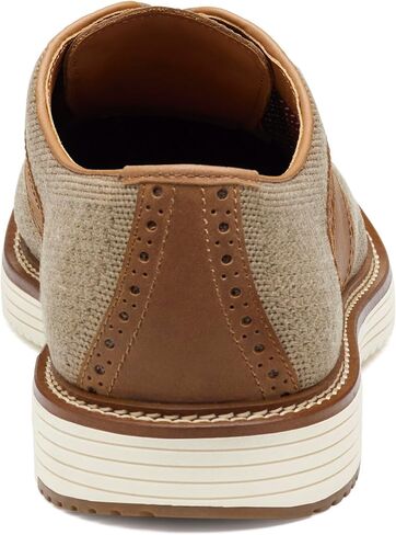 Johnston & Murphy Upton Knit Saddle Lace Up Dress Dress Shoes in Kuwait