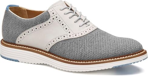 Johnston & Murphy Upton Knit Saddle Lace Up Dress Dress Shoes in Kuwait