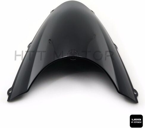 XKMT- Clear Double Bubble Windscreen Windshield For ZX6R 05-08 / ZX10R 06-07 [P/N: CFP-1032-3-CL] in Saudi Arabia