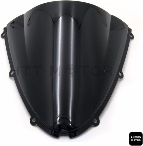 XKMT- Clear Double Bubble Windscreen Windshield For ZX6R 05-08 / ZX10R 06-07 [P/N: CFP-1032-3-CL] in Saudi Arabia
