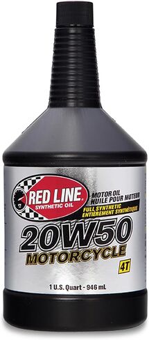 Red Line 42504 20W50 Motorcycle Oil Synthetic - Quart (12 Pack) in Saudi Arabia