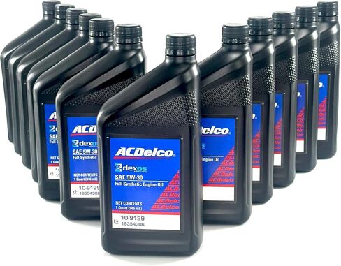 ACDelco 10-9129 19354306 dexos2 Full Synthetic 5W-30 Motor Oil - For 2016-2022 2.8L Duramax | Case of 12 Quarts in Saudi Arabia