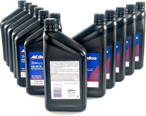 ACDelco 10-9129 19354306 dexos2 Full Synthetic 5W-30 Motor Oil - For 2016-2022 2.8L Duramax | Case of 12 Quarts in Saudi Arabia