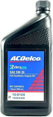 ACDelco 10-9129 19354306 dexos2 Full Synthetic 5W-30 Motor Oil - For 2016-2022 2.8L Duramax | Case of 12 Quarts in Saudi Arabia