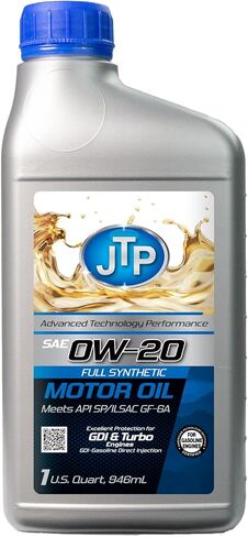 JTP 0W-20 Full Synthetic Motor Oil Advanced Formulation 1 Quart in Saudi Arabia