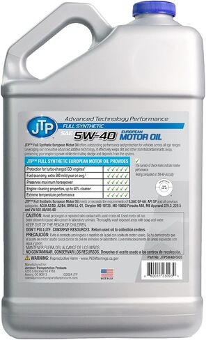 JTP 0W-20 Full Synthetic Motor Oil Advanced Formulation 1 Quart in Saudi Arabia
