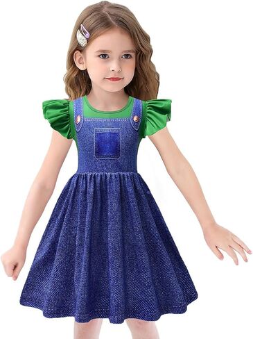 فستان زي Cosplay مع قبعة الشارب ، 3-12y in Kuwait