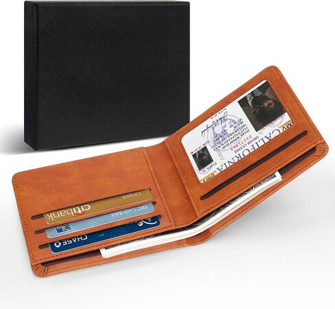 Embroidered Bad Mother fker Leather Wallet bad mother f ker wallet leather(brown) in Saudi Arabia