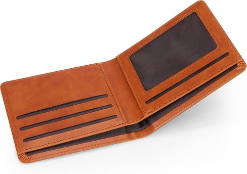 Embroidered Bad Mother fker Leather Wallet bad mother f ker wallet leather(brown) in Saudi Arabia