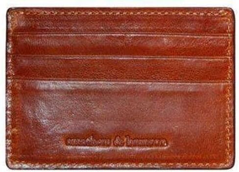 Crossed Clubs Credit Card Wallet in Blue by Smathers & Branson in Saudi Arabia