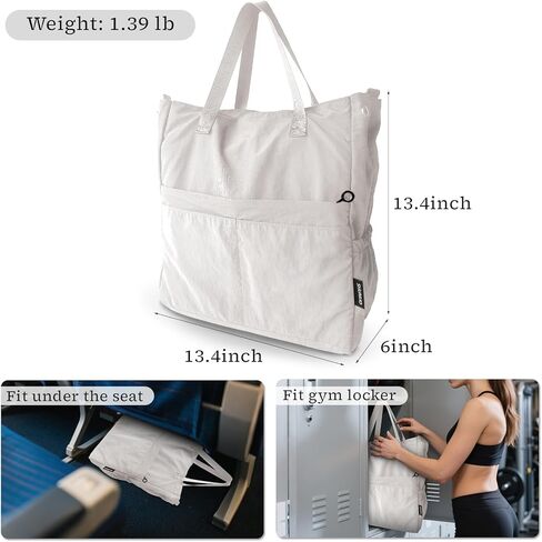 حقائب حمل Crossbody للنساء حقيبة القماش الخشن مع حقيبة الظهر الصالة الرياضية على الكمبيوتر المحمول حمل حقائب اليد للمشي لمسافات طويلة شاطئ العمل غير الرسمي للتسوق in Kuwait