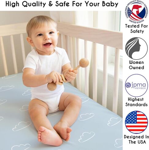 Sweet Jojo Designs American Football MVP Boy Baby Crib Bedding Set Infant Nursery Room Blanket Fitted Sheet Skirt Diaper Stacker 4pc Green Blue Red Vintage Helmet Field Goal Sports Themed Grey Stars in Saudi Arabia