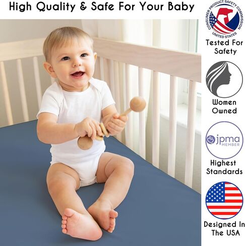 Sweet Jojo Designs American Football MVP Boy Baby Crib Bedding Set Infant Nursery Room Blanket Fitted Sheet Skirt Diaper Stacker 4pc Green Blue Red Vintage Helmet Field Goal Sports Themed Grey Stars in Saudi Arabia