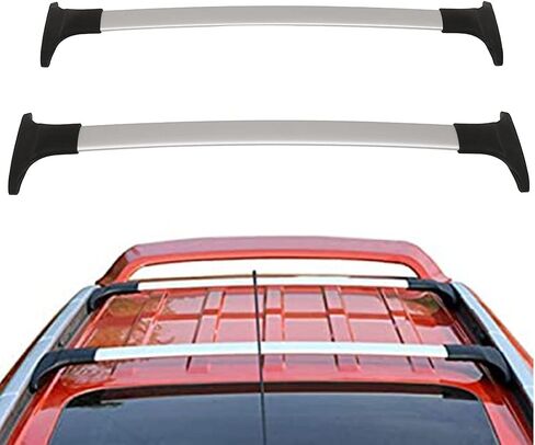 SCITOO 165LBS Roof Rack Cross Bars Fit For Ford For EcoSport 2013-2015 2017-2019 Cargo Crossbar silver in Saudi Arabia