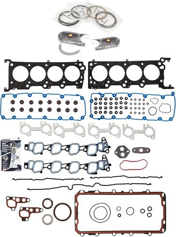 MA-9761264771-7 Full Gasket Set Bearings Rings Compatible With/For Ford E150 E250 E350 E450 Super Duty 5.4L SOHC in Saudi Arabia