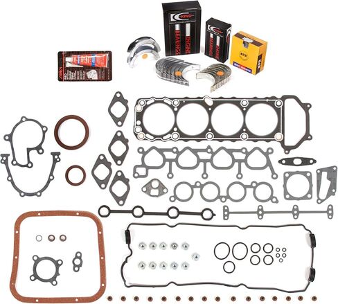MA-4216958197-4 Full Gasket Set Bearings Rings Fit 98-01 Nissan Altima KA24DE in Saudi Arabia