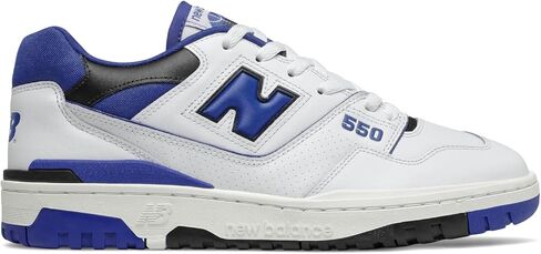 حذاء رياضي New Balance 550، أبيض/علكة/أبيض، 12 US Women/10.5 US Men in Kuwait