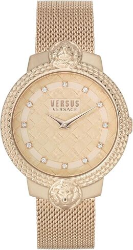Versus Versace Collection Luxury Womens Watch Timepiece with a Stainless Steel Bracelet Featuring a Two Tone Case and White Dial in Saudi Arabia