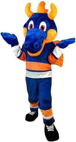 Blue Dragon Monster Beast Mascot Costume Adult Cosplay Marketing Planning Cartoon in Saudi Arabia