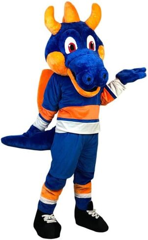 Blue Dragon Monster Beast Mascot Costume Adult Cosplay Marketing Planning Cartoon in Saudi Arabia
