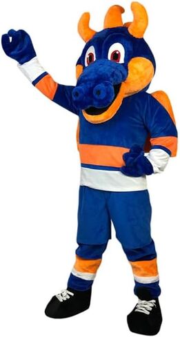 Blue Dragon Monster Beast Mascot Costume Adult Cosplay Marketing Planning Cartoon in Saudi Arabia