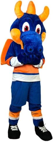 Blue Dragon Monster Beast Mascot Costume Adult Cosplay Marketing Planning Cartoon in Saudi Arabia