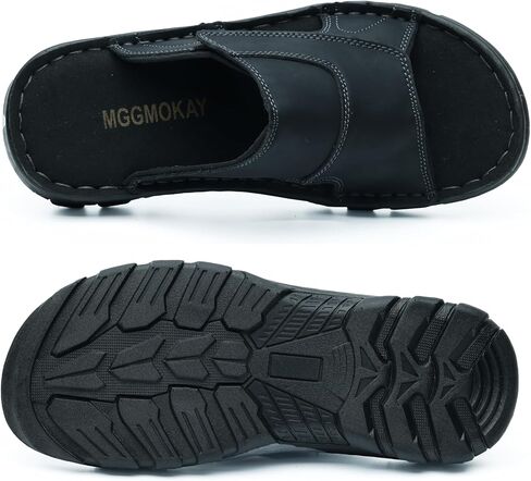 Mggmokay Mens Slide Slide Slide Slidals مريحة مضادة للانزلاق مع أحزمة قابلة للتعديل in Saudi Arabia