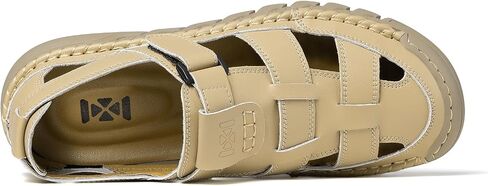 Men Closed Toe Casual Sandals - Lightweight Leather Sandals Breathable Walking Shoes For Daily or Outdoor Travel in Saudi Arabia