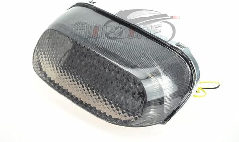 Topzone Fit Kawasaki 1993-2001 ZX1100 Ninja ZX-11 ؛ مصباح المصباح الخلفي LED مصباح ذيل +مؤشرات إشارة الدوران المتكاملة (لون الدخان) in Saudi Arabia