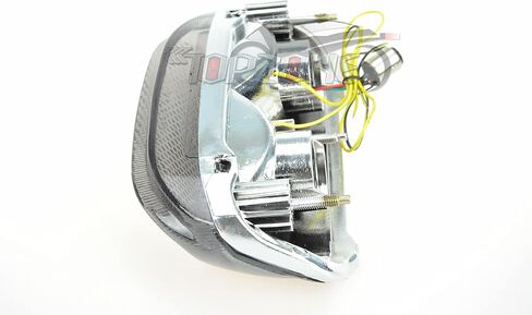 Topzone Fit Kawasaki 1993-2001 ZX1100 Ninja ZX-11 ؛ مصباح المصباح الخلفي LED مصباح ذيل +مؤشرات إشارة الدوران المتكاملة (لون الدخان) in Saudi Arabia