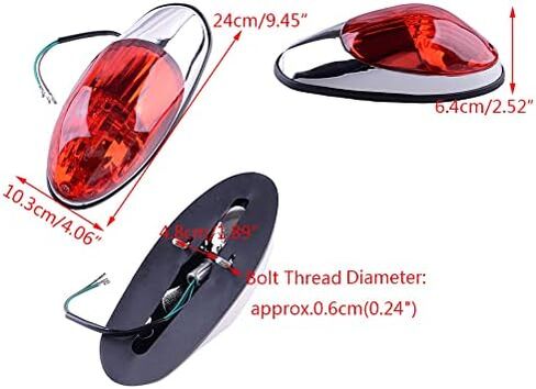 Tail Brake Light Rear Lamp Fit for Kawasaki Vulcan 900 1500 VN900C 1994-2013 in Saudi Arabia