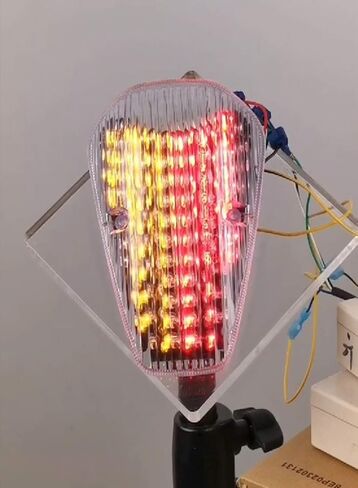 Topzone Smoke Motor Led Taillights Brake Tail Light with Integrated Turn Signal Lamp Indicators For Honda HONDA VTX 1300C; VTX 1800 C in Saudi Arabia