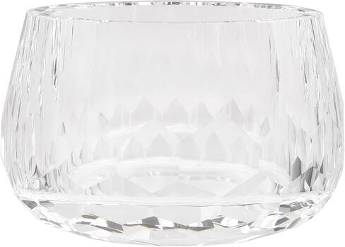 Crystal Storage Jar, Glass Makeup Storage Container, Crystal Candy Dish Tiny Hand-Cut Small Decorative Bowl, Diamond-Cut Luxury Cosmetic Organizer for Vanity, Bathroom, Kitchen Decor in Saudi Arabia